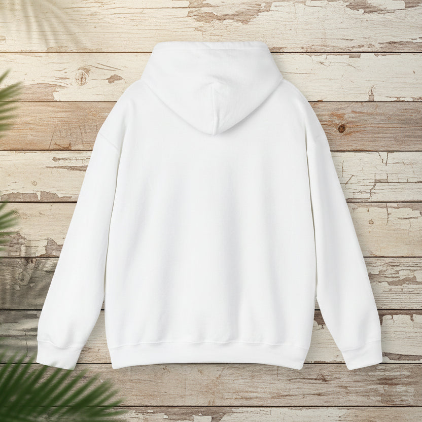 White hoodie on a white background